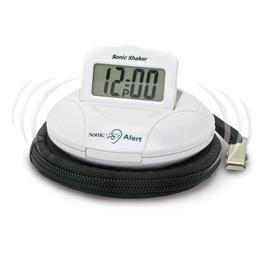 Sonic Shaker Portable Alarm Clock