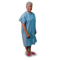 Adult Gown in Convalescent Blue