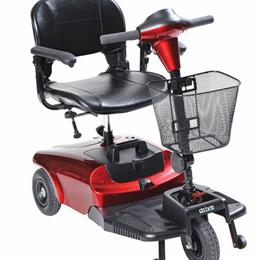 Drive Medical :: Bobcat 3 Wheel Compact Scooter Red