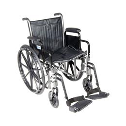 Wheelchair Econ Rem Desk Arms W/SDF Dual Axle 18 thumbnail