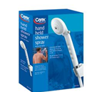 Carex&#174;: Hand-Held Shower Spray &amp; Diverter Valve Combo Pack - This extra-long nylon reinforced hose allows the user to bathe w