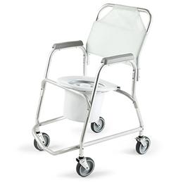 Image of Mobile Shower Chair with Commode 1