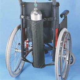Wheelchair Oxygen Bag Black 27 L x 5 Diameter