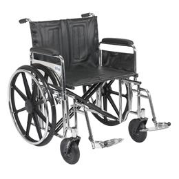 Image of Sentra Extra Heavy Duty Wheelchair With Various Arm Styles And Front Rigging Options