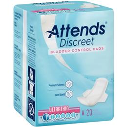 Image of ADPTHIN - Attends Discreet Ultra Thin Pads, 20 count (x24) 4
