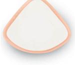 Evenly You Triangle Plus - 
    Triangle shape offers overall coverage 
    