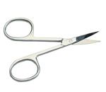 Manicure Scissor - Stainless steel manicure scissor with curved blades.&amp;nbsp; Measu
