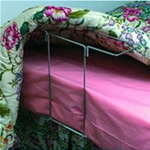 Blanket Support - Protects sensitive skin areas from weight of heavy blankets. Tub