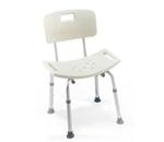 Invacare CareGuard Tool Less Shower Chair w/ Back - The Invacare Care Guard Tool-Less Shower Chair with Back offers 