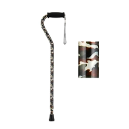 Offset Cane with Strap - Camouflage