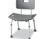 Aluminum Bath Bench with Back - &amp;middot; Increased patient comfort comes from the generous, high