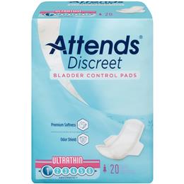 Attends :: ADPTHIN - Attends Discreet Ultra Thin Pads, 20 count (x24)