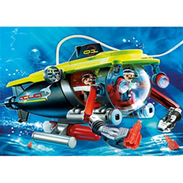Deep Sea Submarine with Underwater Motor