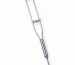 CRUTCH ALUMINUM ADULT TALL LF 300LB - Medline Push Button Crutches: Double Extruded Center Tube Provid