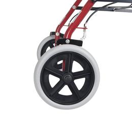 Image of Four Wheel Rollator With Fold Up Removable Back Support 5