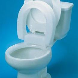 Hinged Raised Toilet Seat