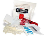 Biohazard Pathogen Clean-up Kit - Provides products needed for clean-up of biohazardous waste and 
