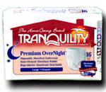Tranquility Premium OverNight™ Disposable Absorbent Underwear - The Best Performing disposable 				absorbent un