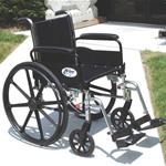 K3 Wheelchair Ltwt 18  w/DFA & S/A Footrests  Cruiser III