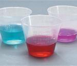 CUP MEDICINE GRADUATED PLASTIC 1 OZ - Medicine Cups: Translucent Cups Suitable For Dispensing Both Liq