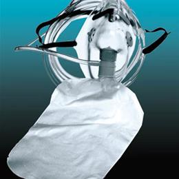 Medline Industries :: Adult Oxygen Mask High (Each) Concentration Non-Rebreathing
