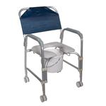 Lightweight Portable Shower Chair Commode With Casters - Product Description&lt;/SPAN