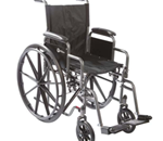 K1-Lite Wheelchair - The Roscoe K1-Lite Wheelchair has an attractive, silver vein&amp;nbs