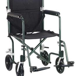 Drive Medical :: Transport Chair Flyweight 17  Blue