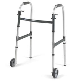 Invacare :: Dual-Release Walker with 5" Fixed Wheels