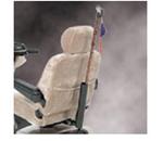 Single Cane Holder - This sturdy metal Cane/Crutch holder mounts behind the seat to t