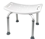 Adjustable Bath Bench - 
    Aluminum frame is lightweight, durable and corrosi