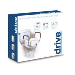 Image of 2 in 1 Locking Elevated Toilet Seat