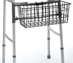 BASKET BLACK WIRE FOR WALKER GUARDIAN - Metal Basket Fits Most Walkers. Holds Small To Medium Size Items