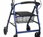ROLLATOR BASIC BLUE - Medline&#39;S Deluxe Rollator: This Rolling &quot;Walker&quot; Has A Padded Se