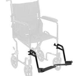 Drive Medical :: Footrests Set for 10950F Black (Pair)