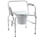 Drop Arm 3-1 Commode - The 3-in-1 Commode may be used as a bedside commode, raised toil