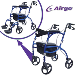 Airgo Navigator 2-in-1 Transport Chair and Rollator