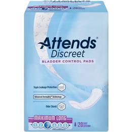 Attends :: ADPMAL - Attends Discreet Maximum Long Pads, 20 count (x10)