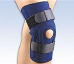 Safe-T-Sport&#174; Hinged Knee Stabilizing Brace Series 37-104XXX - Steel support hinges help prevent hyper-extension and provide si