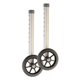 Nova Medical Products :: 5" Wheels with Extra Tall Shaft for 1" Folding Walker