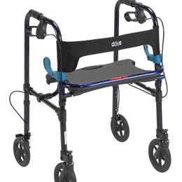 Drive Medical :: Clever-Lite Folding Rollator Adult w/8  Casters