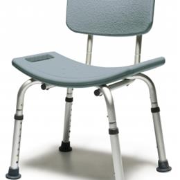 Image of Lumex Platinum Collection Bath Seat With Backrest, Retail Packaging, 7921RGY-1 2