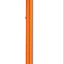 Standard Offset Walking Cane Adjustable Aluminum Orange