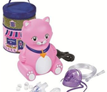 ClawDia Kitty Pediatric Nebulizer System - Fun and friendly character design engages and calms children dur