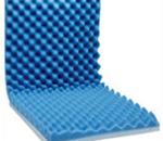 FOAM WHEELCHAIR CUSHION WITH BACK SUPPORT - Egg crate foam cushion&amp;nbsp;for wheelchair.&amp;nbsp; Promotes good 