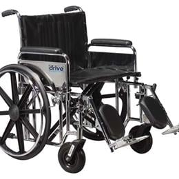 Sentra Extra Heavy Duty Dual-Axle Wheelchair