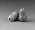 Eartip Firm Snap Gray - Snap Tight ear tips are available in small and large sizes, soft