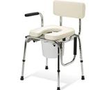 Padded Drop-Arm Commode - The Guardian&#174; Padded Drop-Arm Commode is designed to accommodate