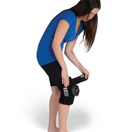 Single Knee Ice Compression Wrap