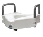 Raised Toilet Seat with Locking Clamp - Designed for those who have difficulty sitting down or standi